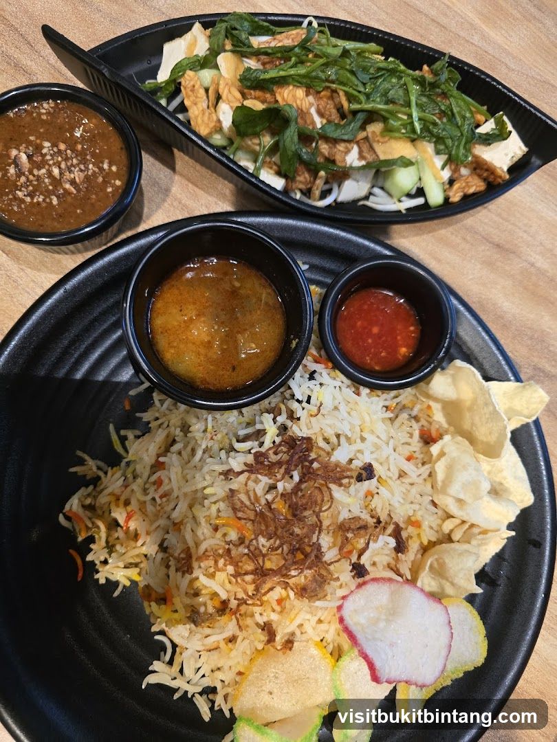 Nasi Lemak with Side Dishes