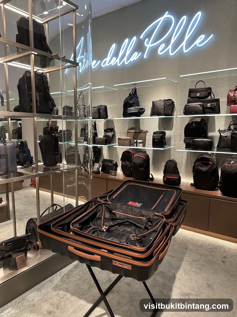 Bags and Luggage Display