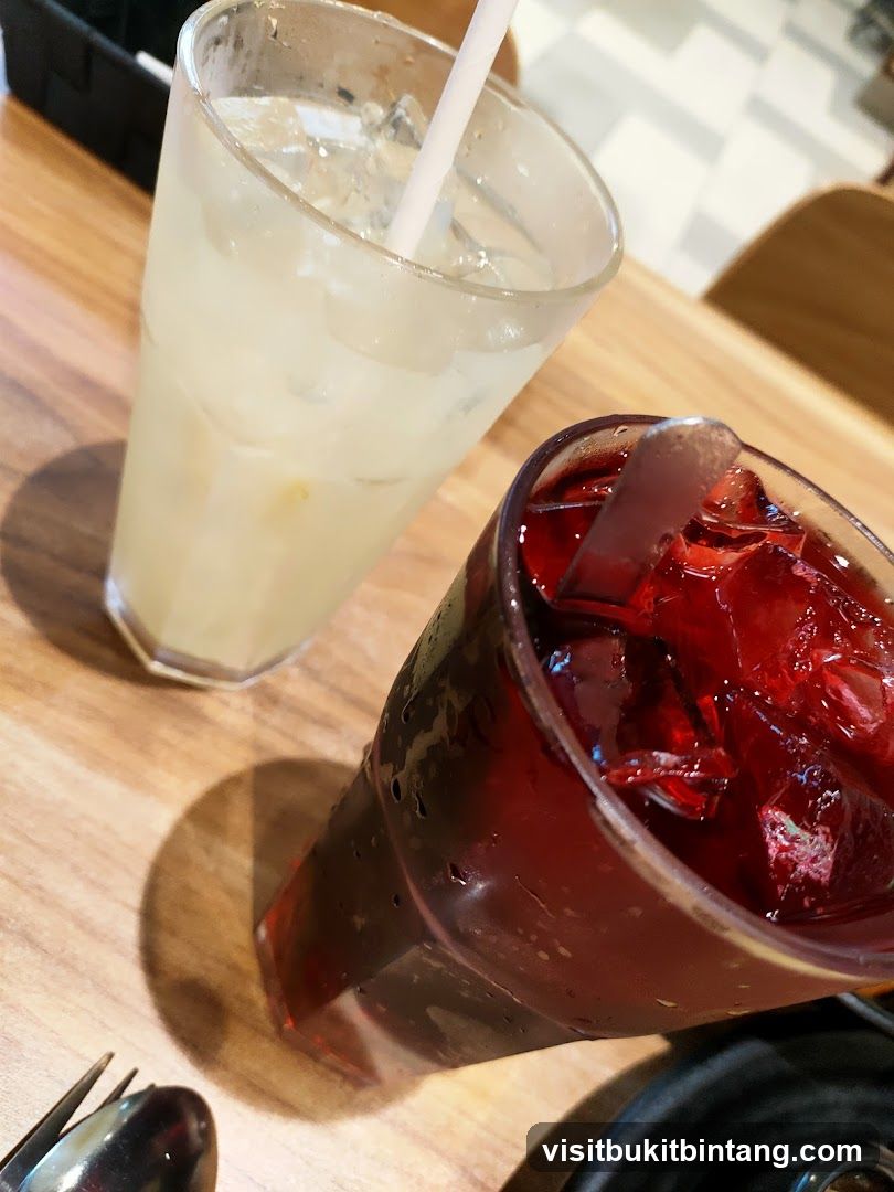 Two Iced Drinks
