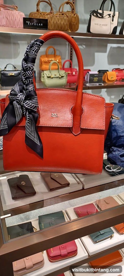 Handbags and Wallets Display