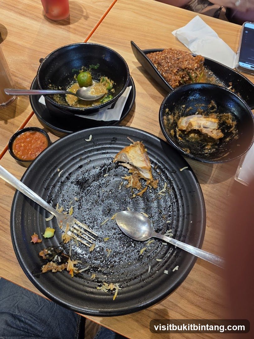 Leftover Food on Plates