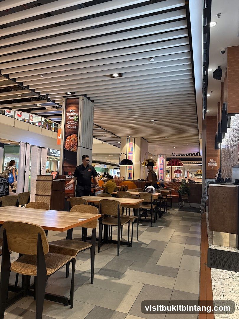 Restaurant Interior with Tables and Chairs