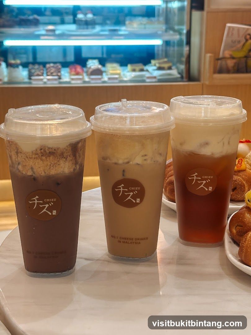 Chizu @ Setia City Mall (Cheese Drinks and Croissant)