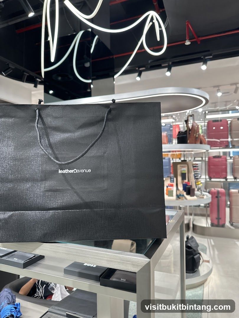 Leather Avenue Shopping Bag