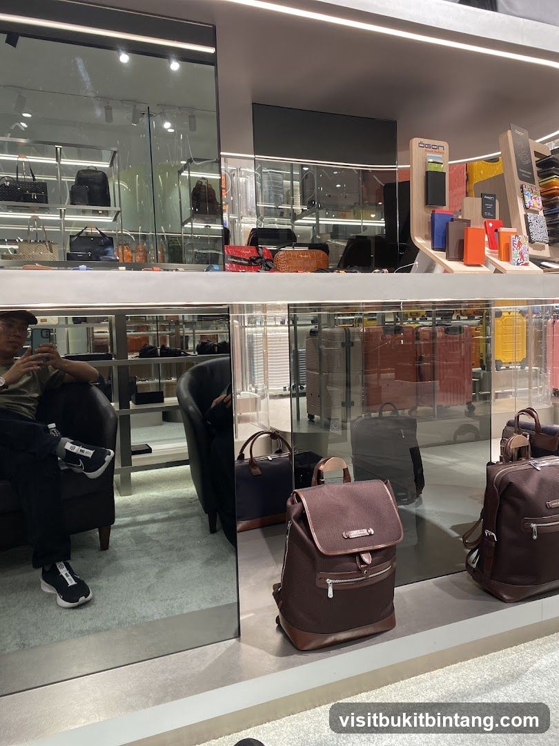Bags and Luggage Display