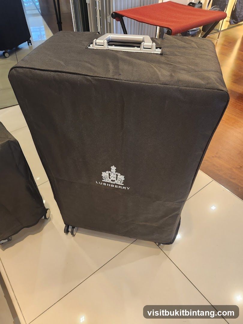 Luggage with Brand Logo