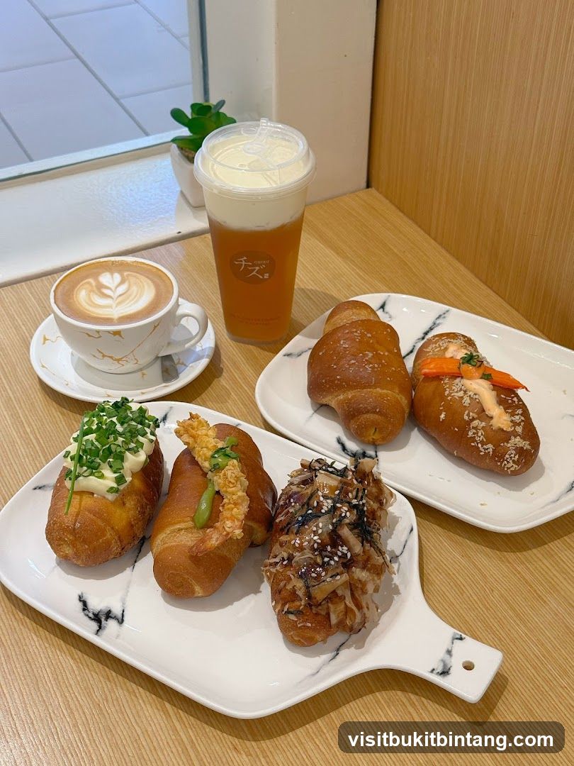 Assortment of Pastries and Drinks