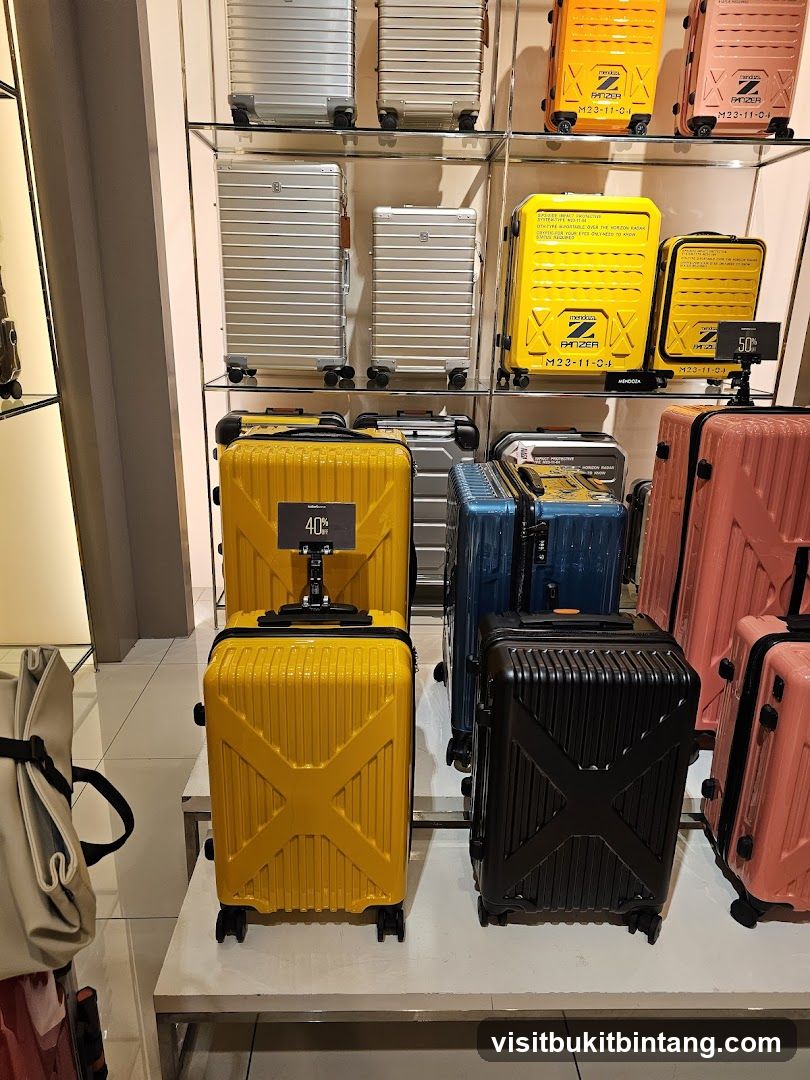 Luggage display