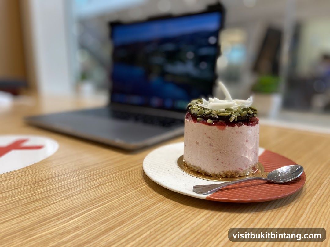 Dessert and Laptop