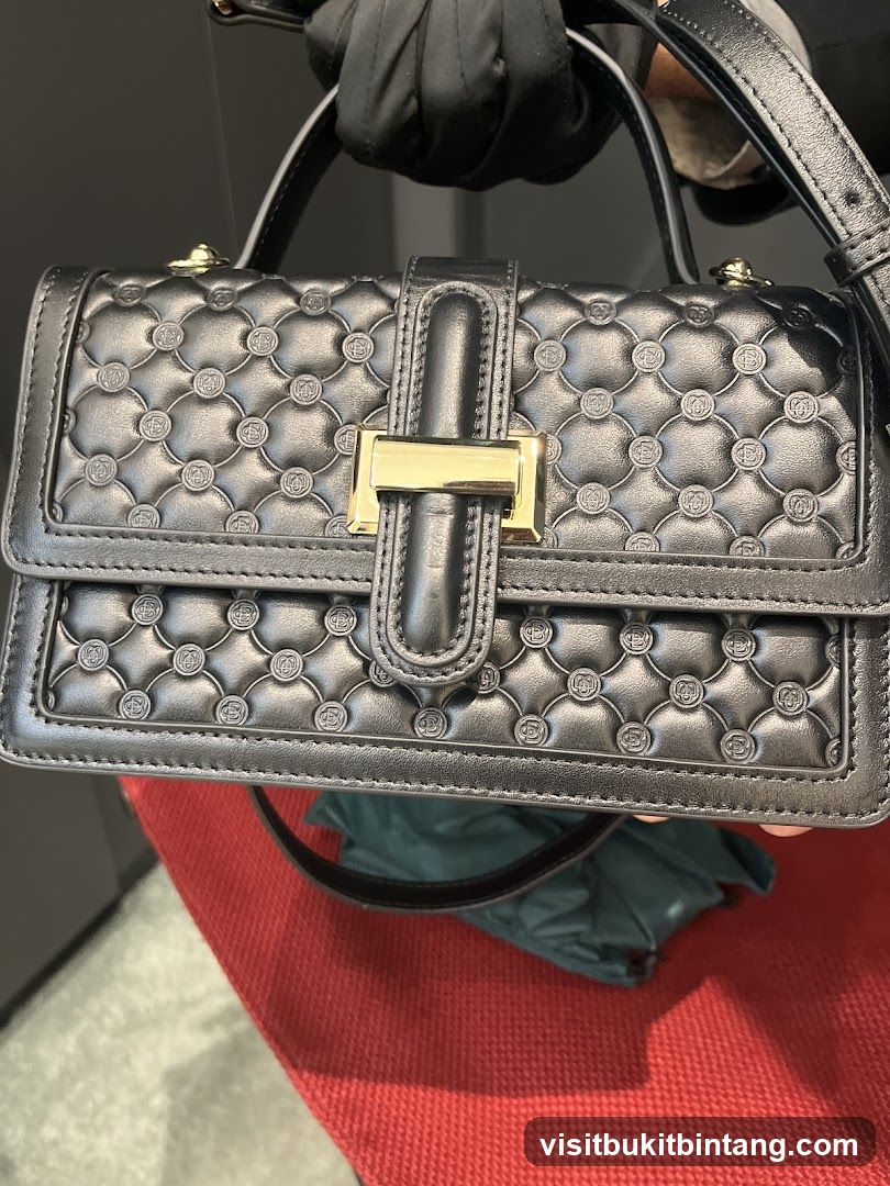 Black Quilted Handbag