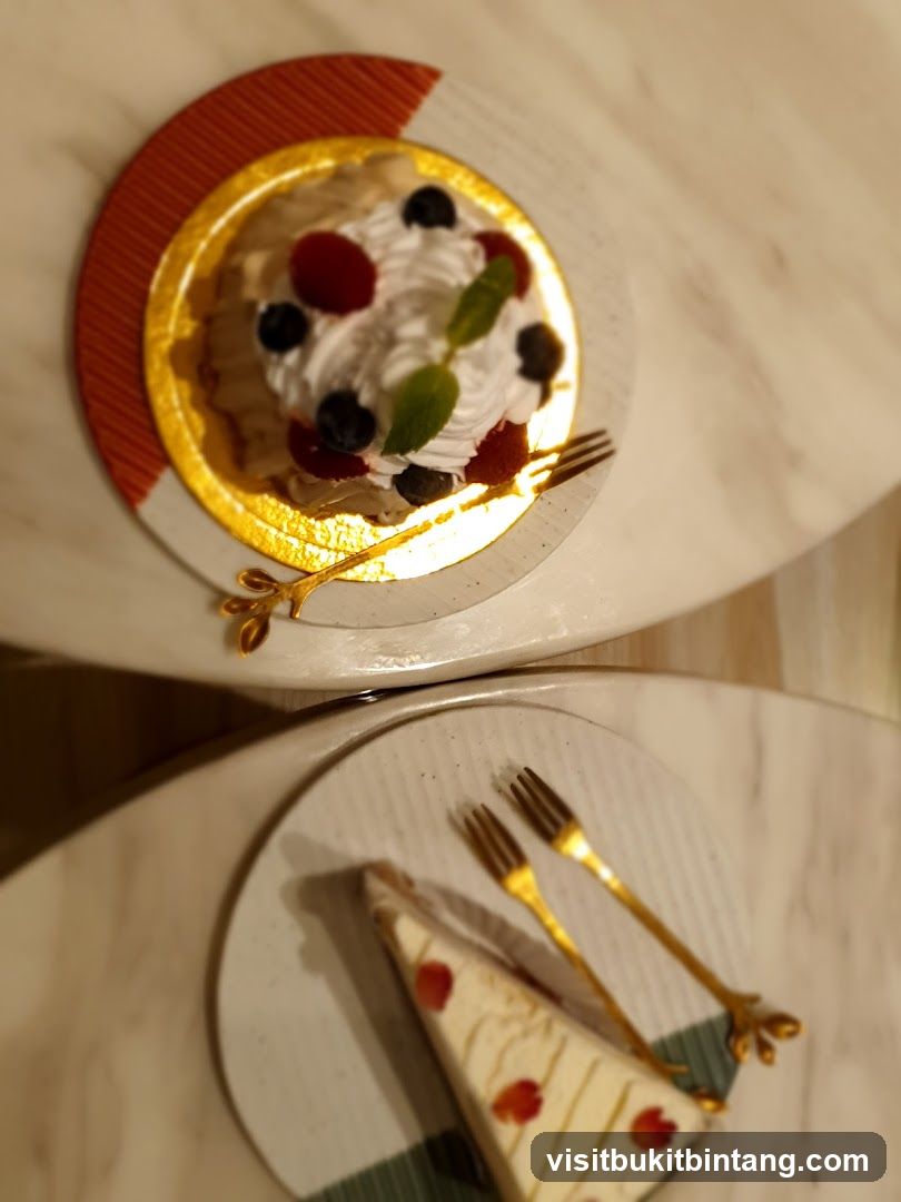 Desserts on Plates
