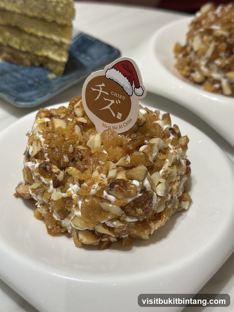 Chizu Dessert with Festive Topper