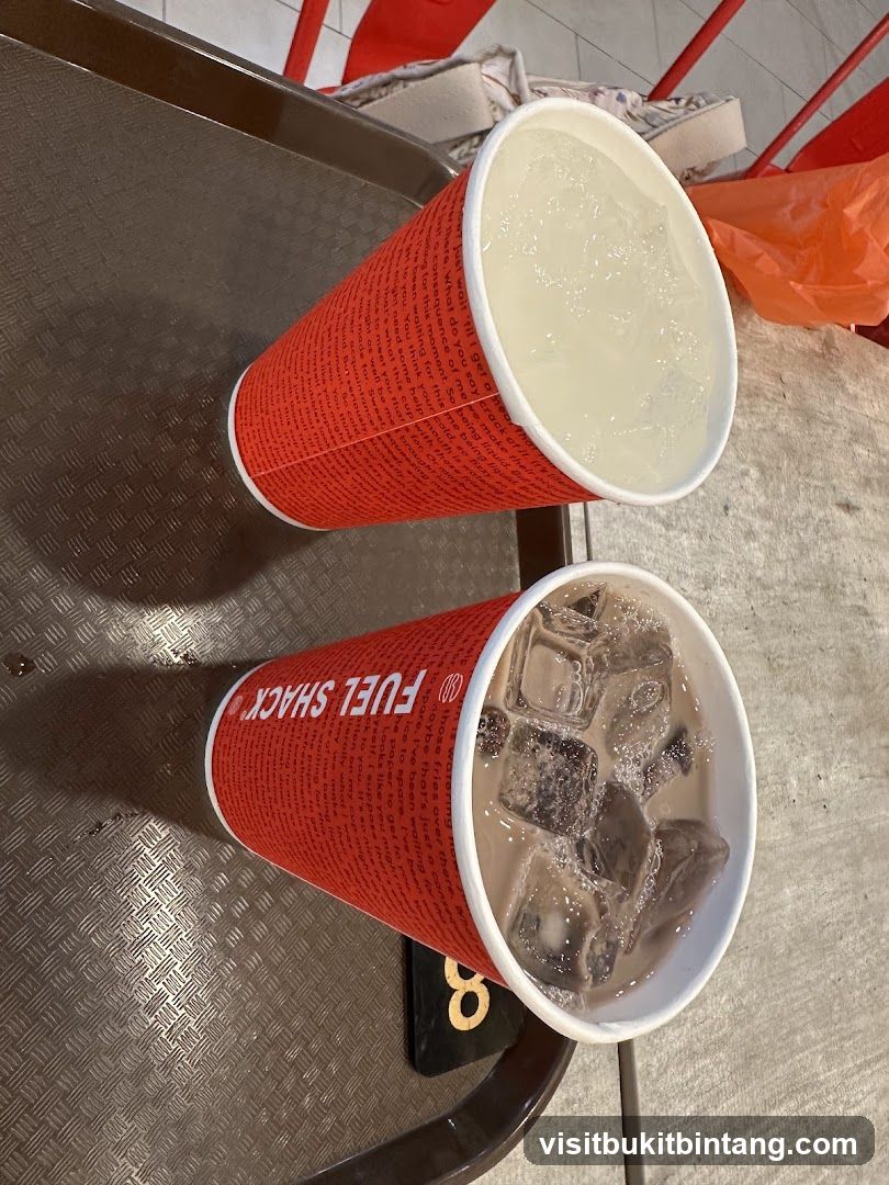 Two Drinks on a Tray