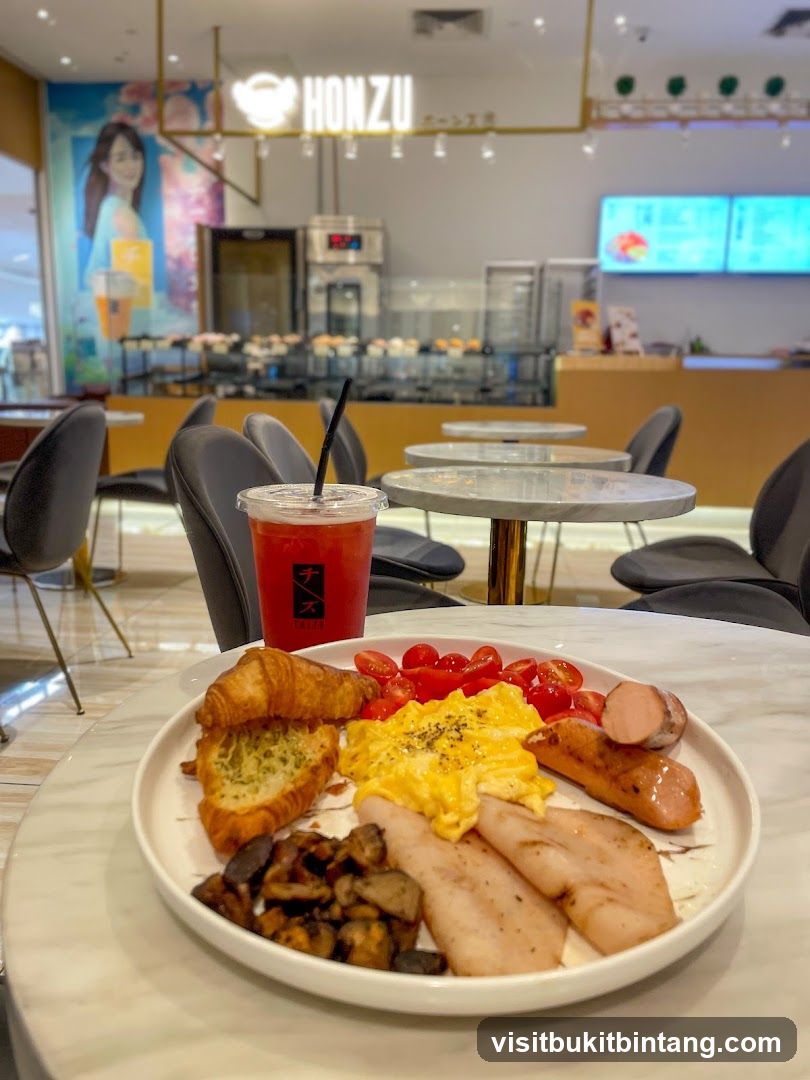 Breakfast Platter and Drink