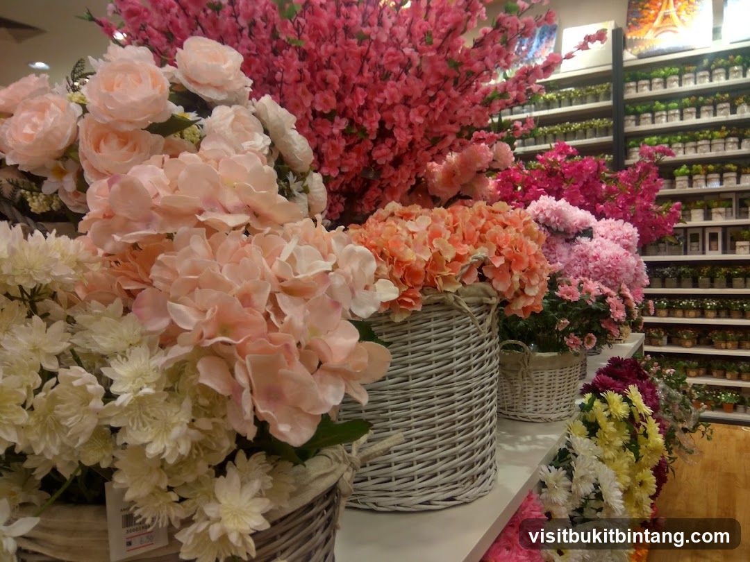 Artificial Flowers Display