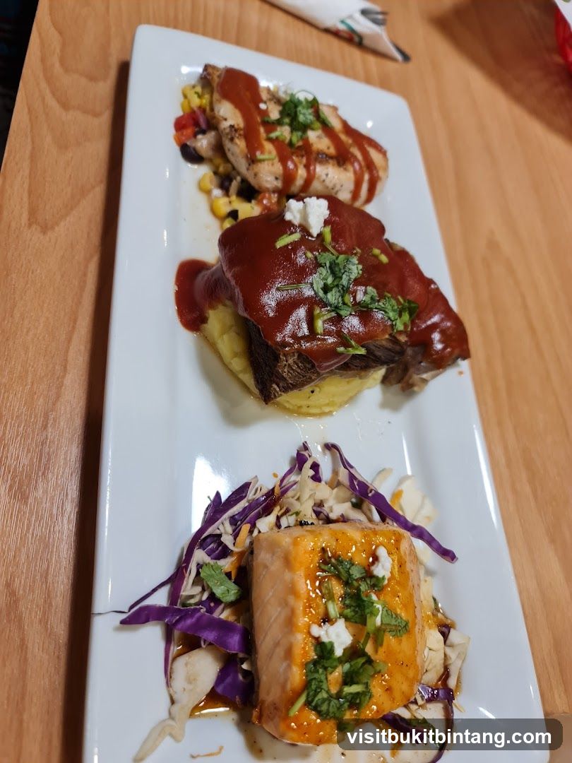 Three-Course Meal Platter