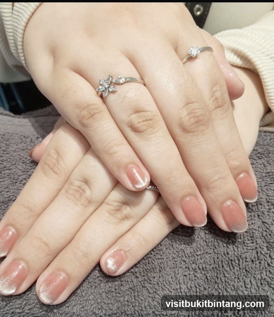 Manicured Nails with Rings