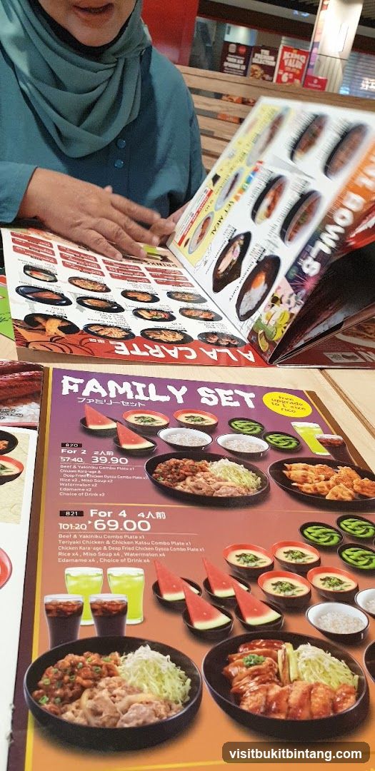 Family Set Menu