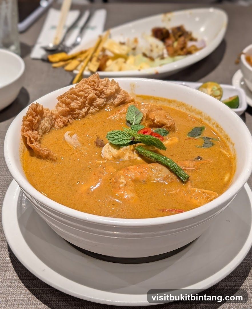Curry Noodle Soup with Fried Crisps