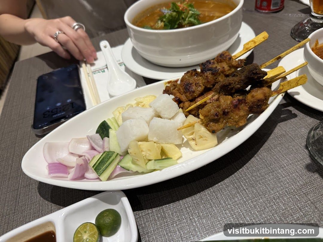 Satay with Side Dishes