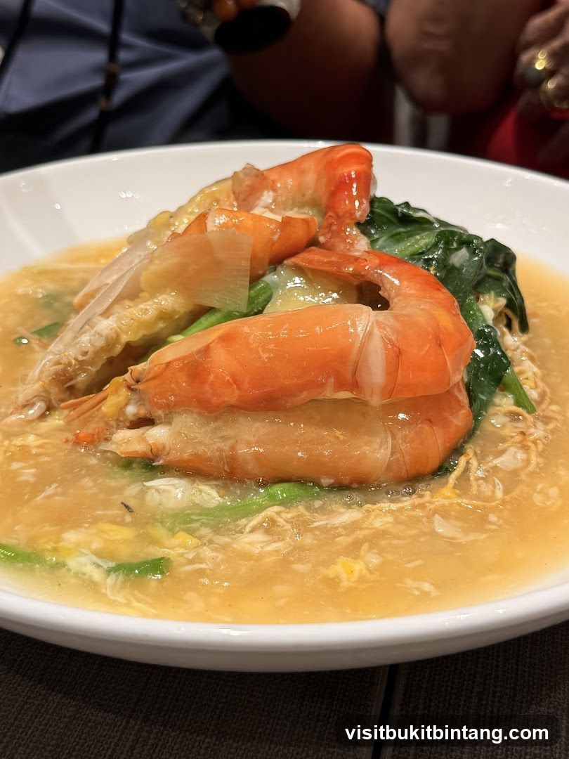 Shrimp Soup with Greens