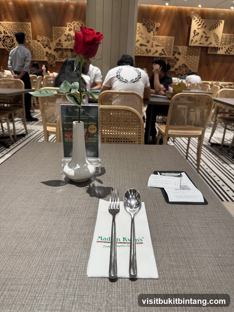 Restaurant Interior Table Setting