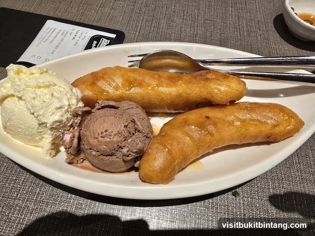 Fried Dough with Ice Cream