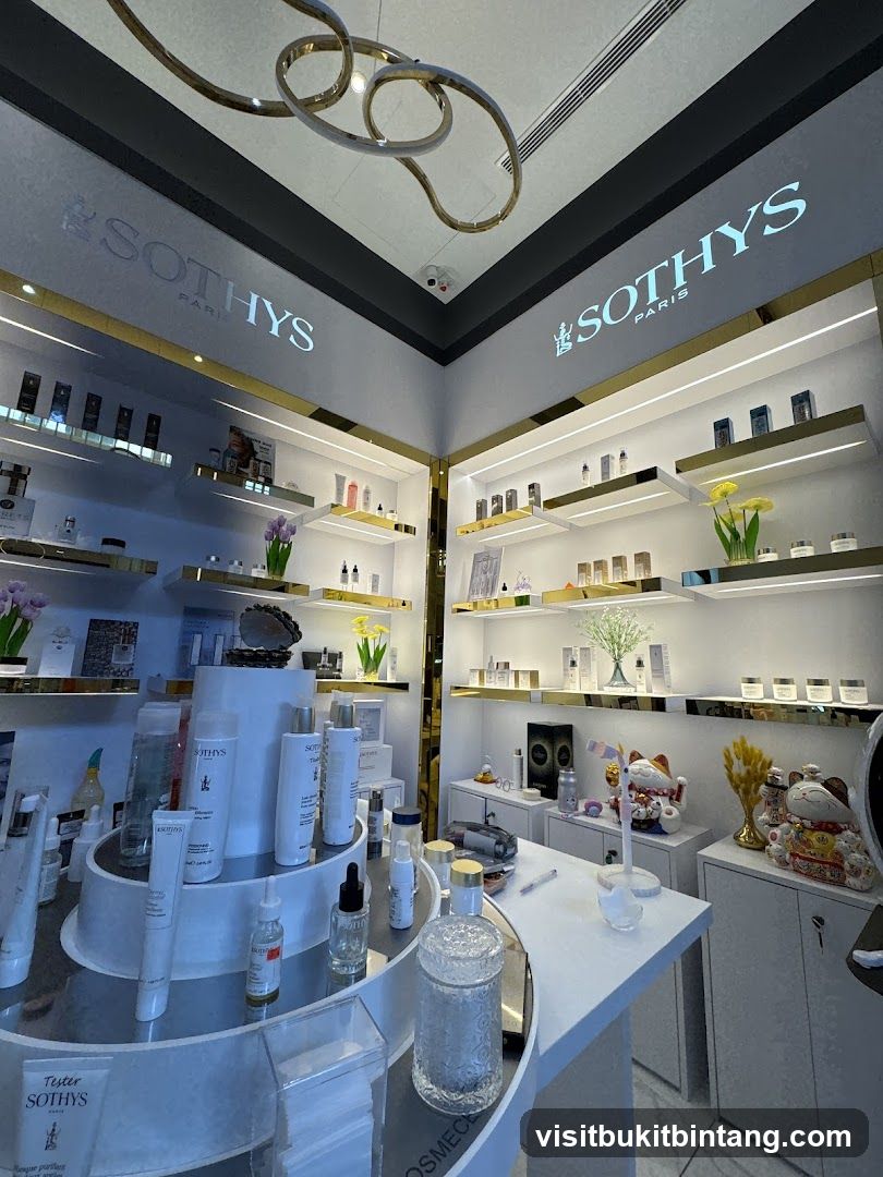 Sothys Paris Cosmetics Display
