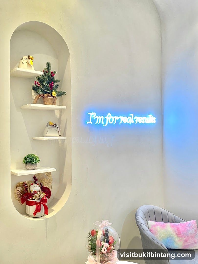 Interior Decor with Neon Sign