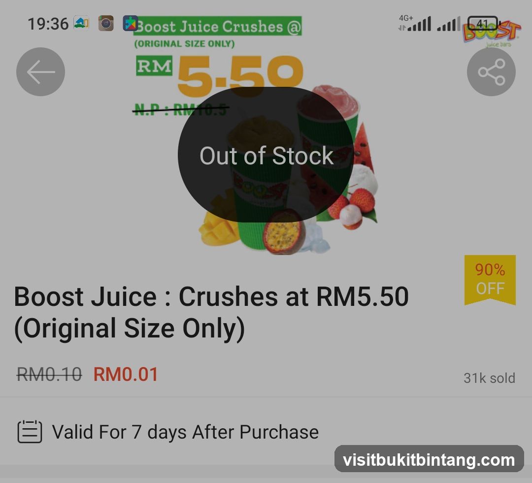 Boost Juice Crushes