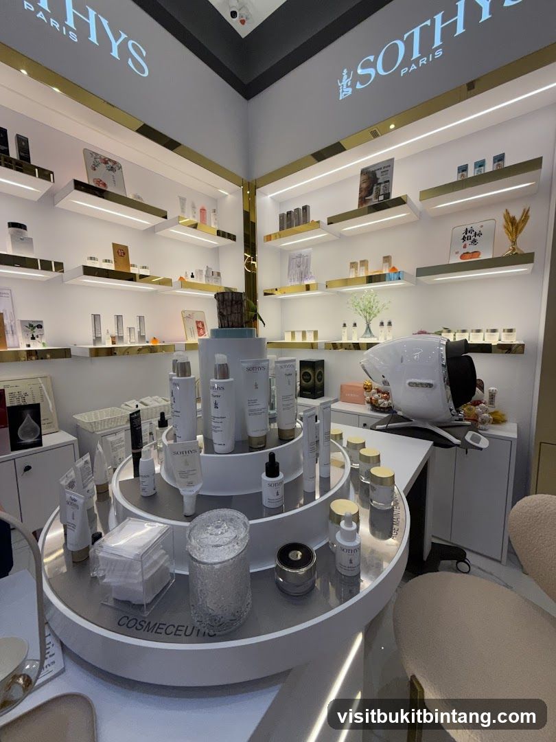 Sothys Paris Cosmetics Display