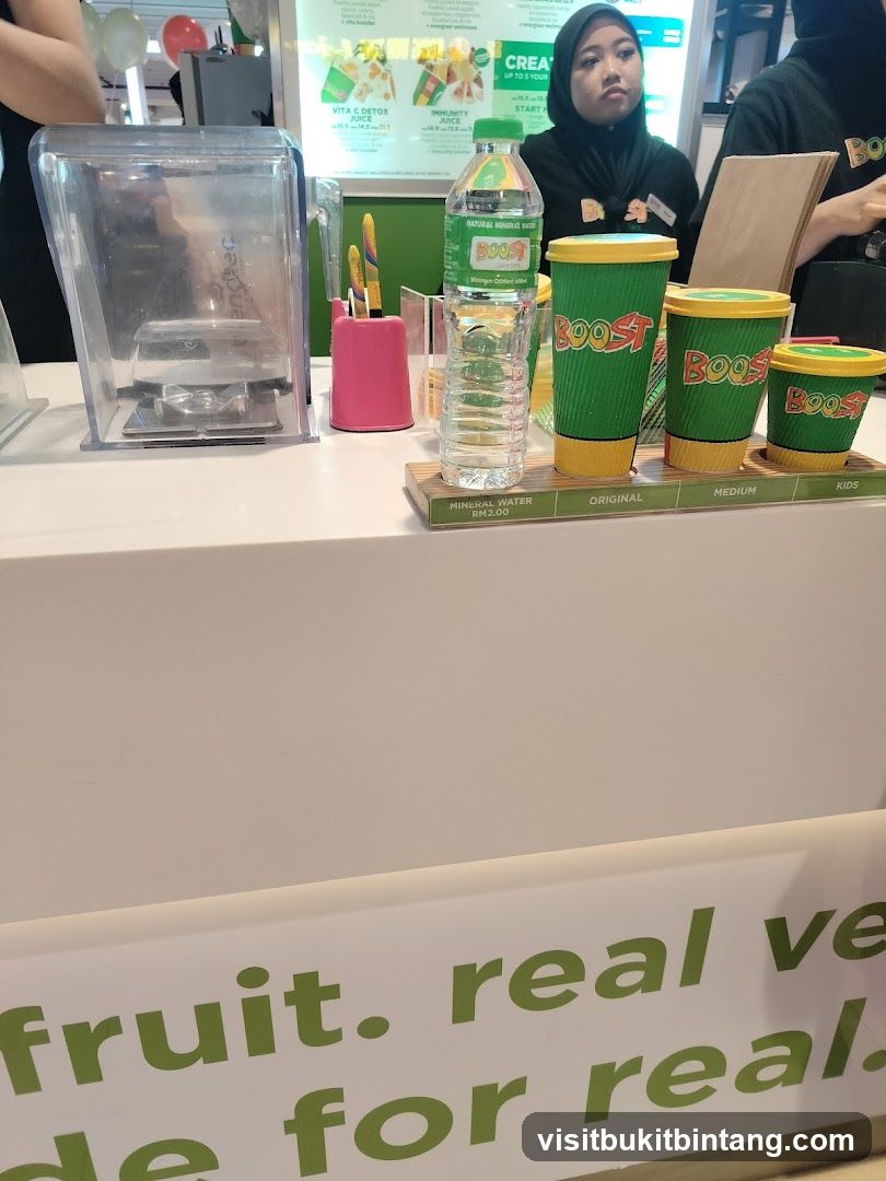 Boost Juice Counter