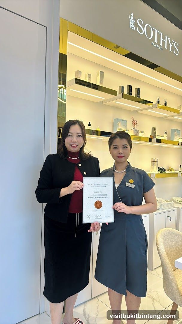 Sothys Aesthetic Academy Certificate Presentation