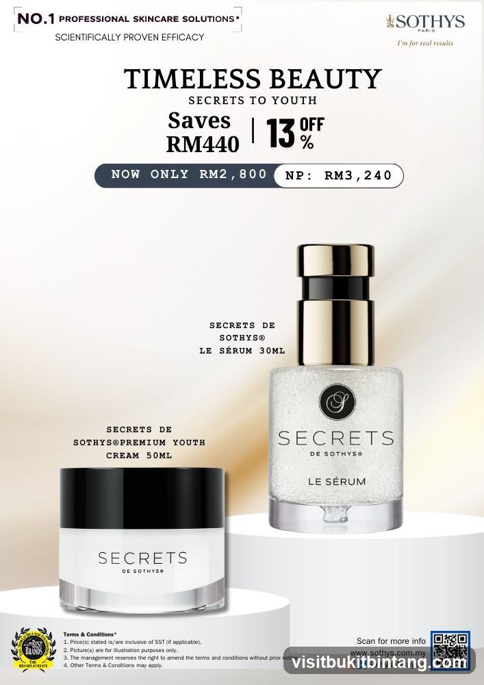 Sothys Timeless Beauty Skincare Promotion