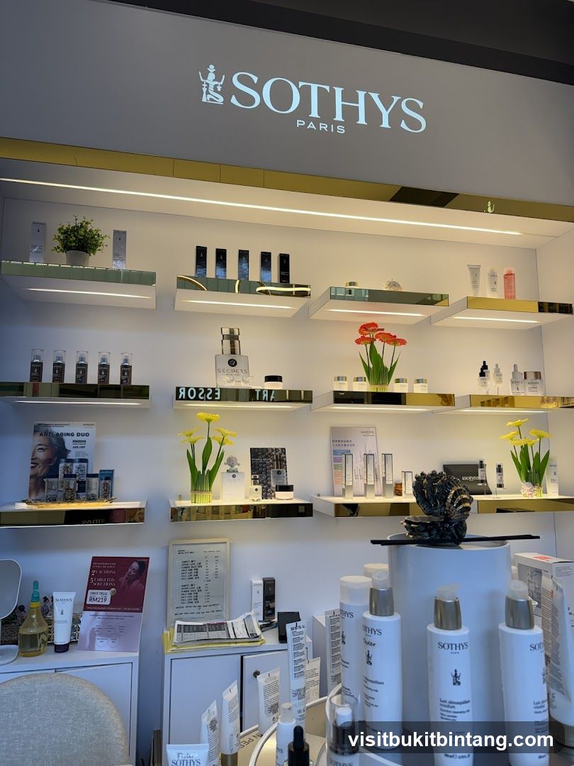 Sothys Paris Skincare Display