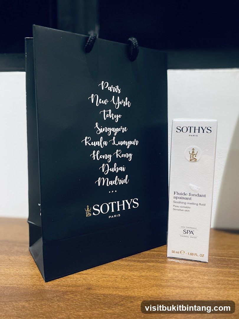 Sothys Shopping Bag and Soothing Melting Fluid