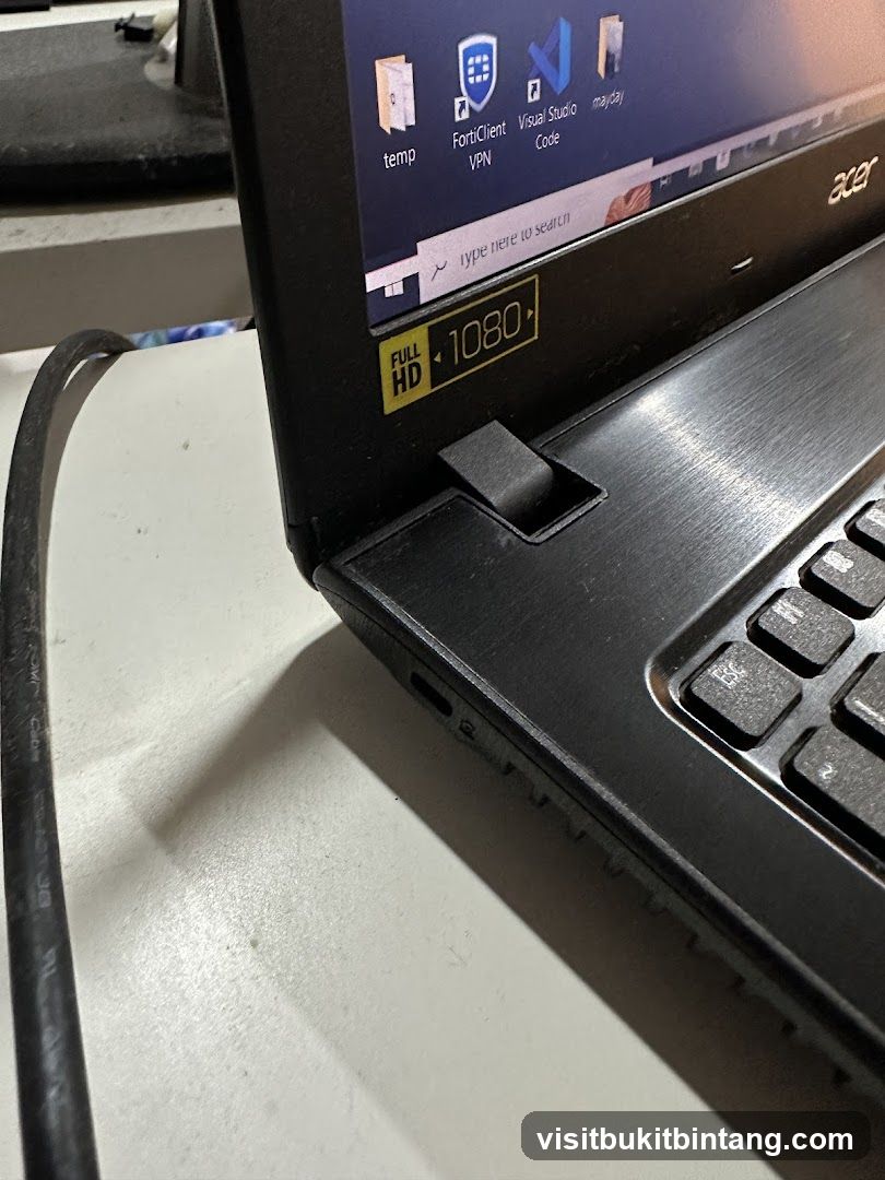 Laptop with