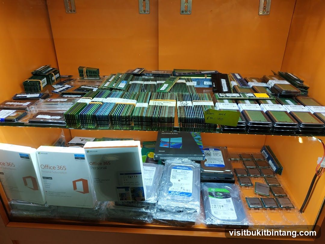 Computer Components Display