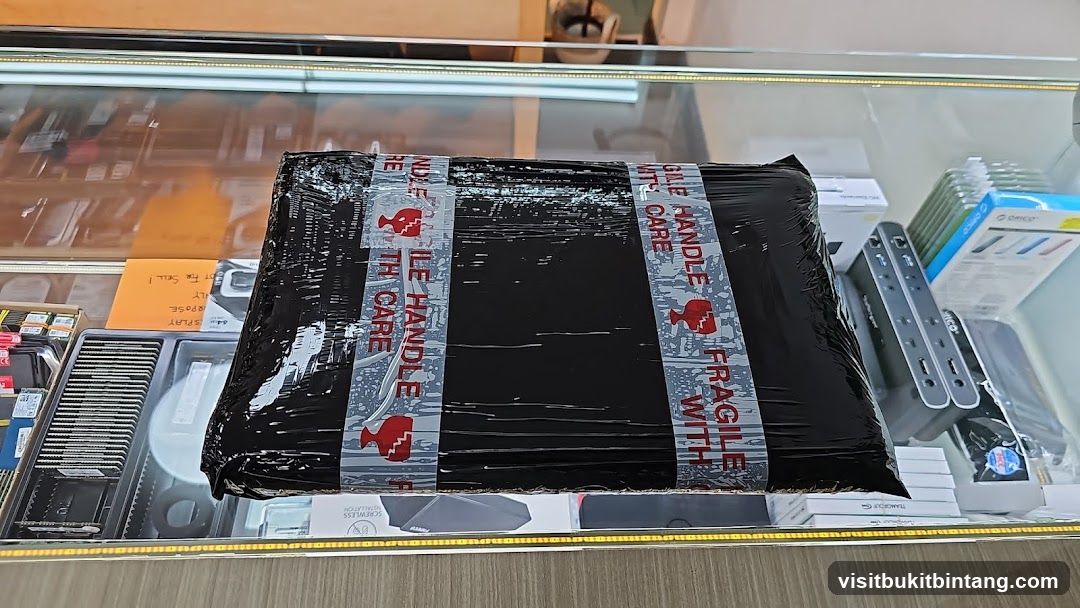 Fragile Package on Display