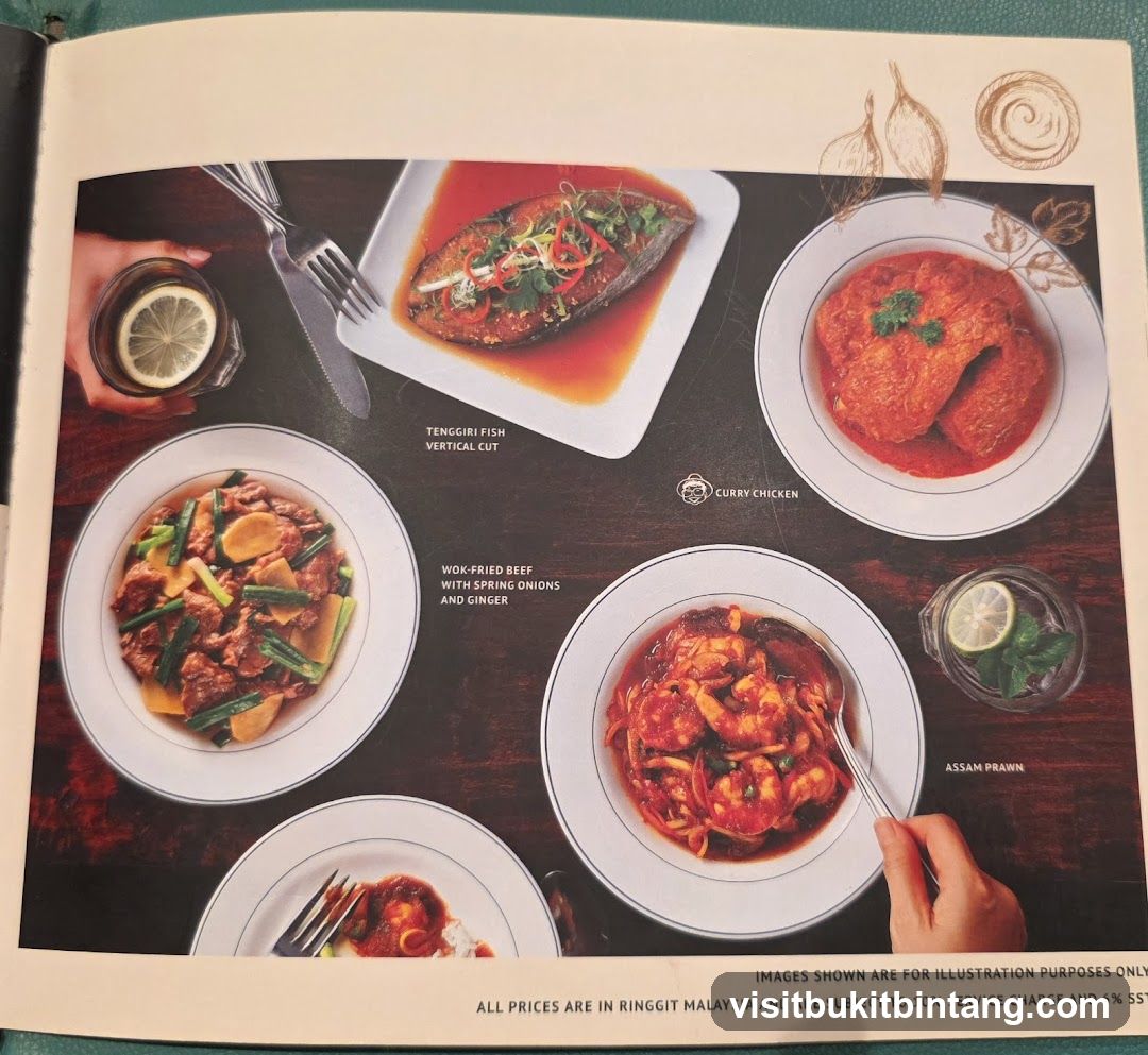 Curry Chicken Menu Page
