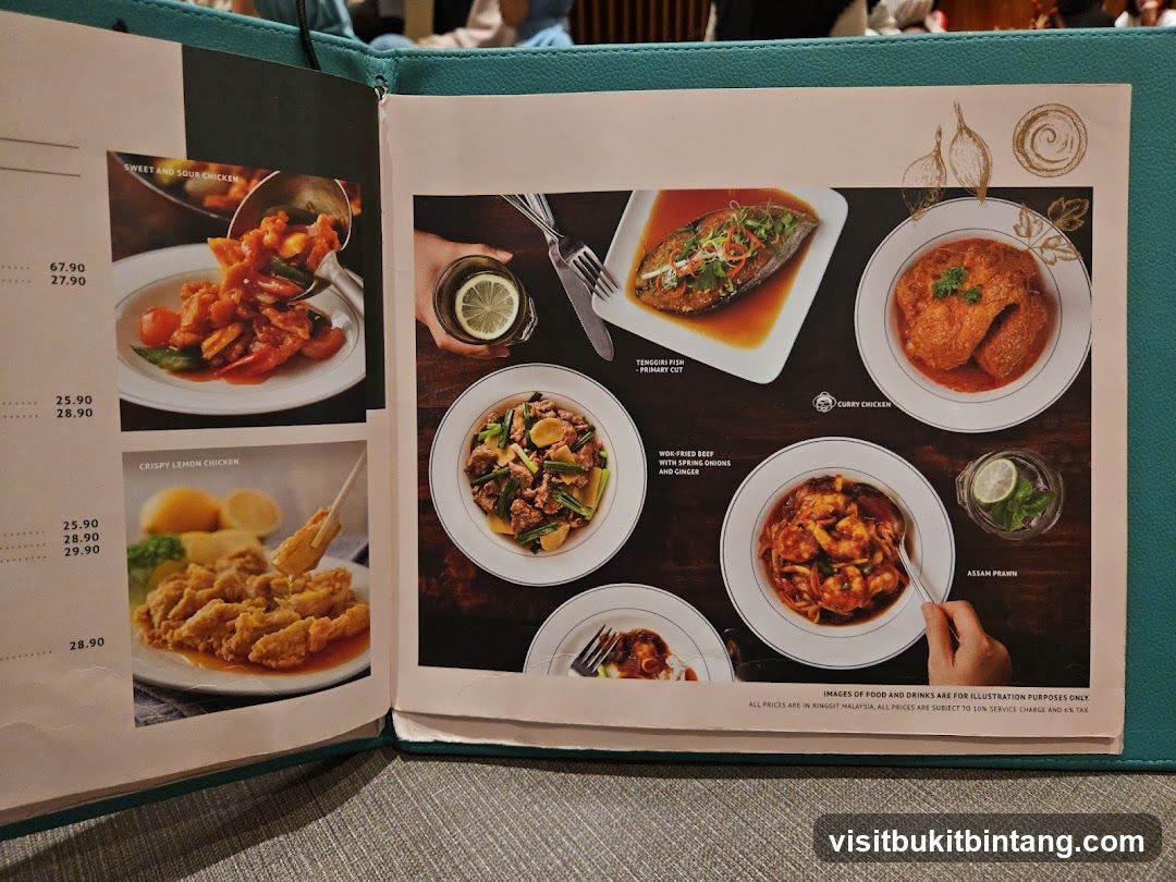 Restaurant Menu Page