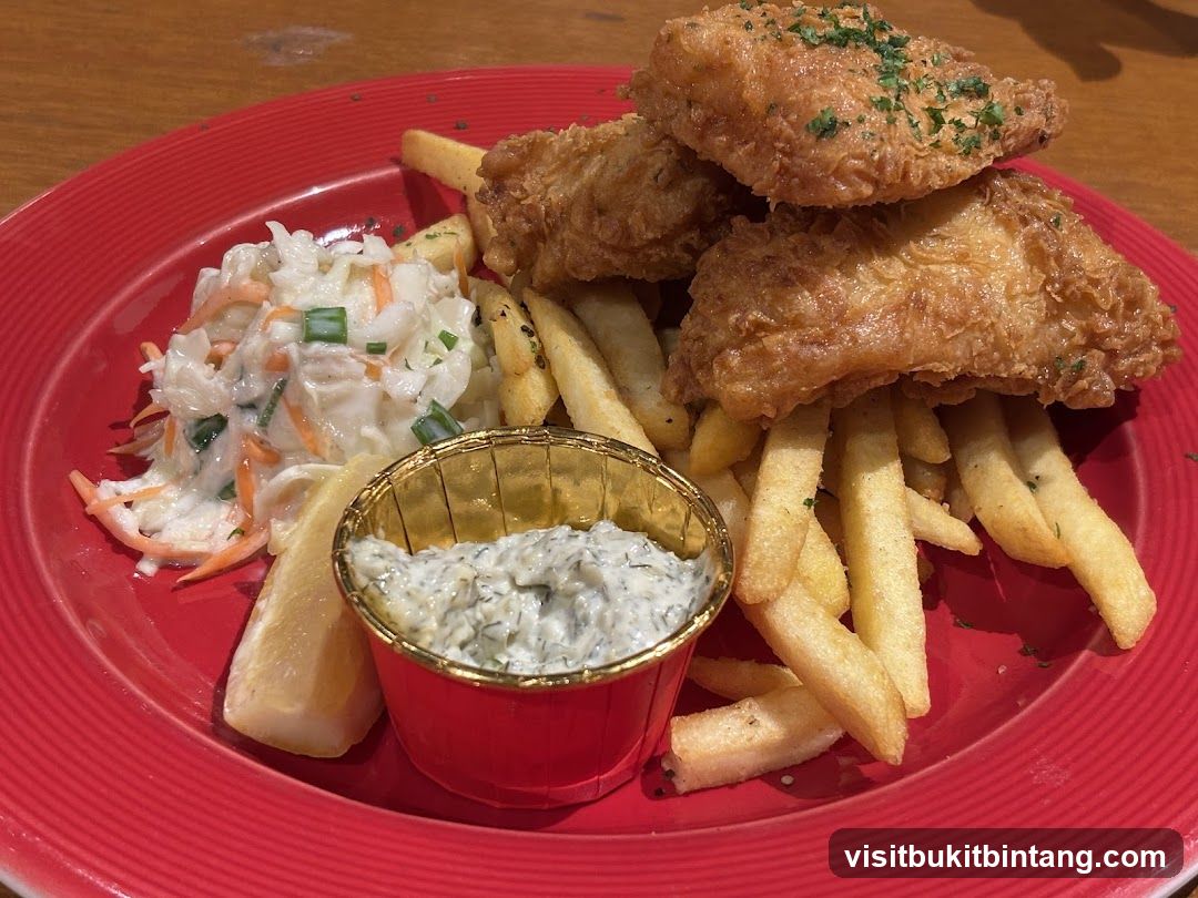 Fish and Chips with Coleslaw