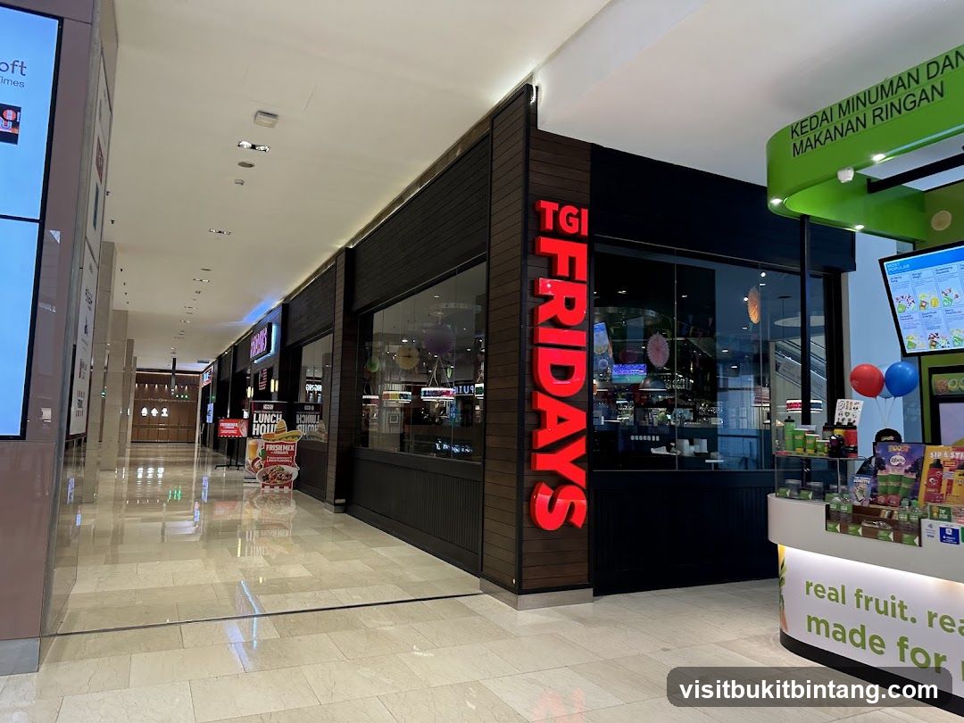 Shopping Mall Interior with Food and Beverage Shops