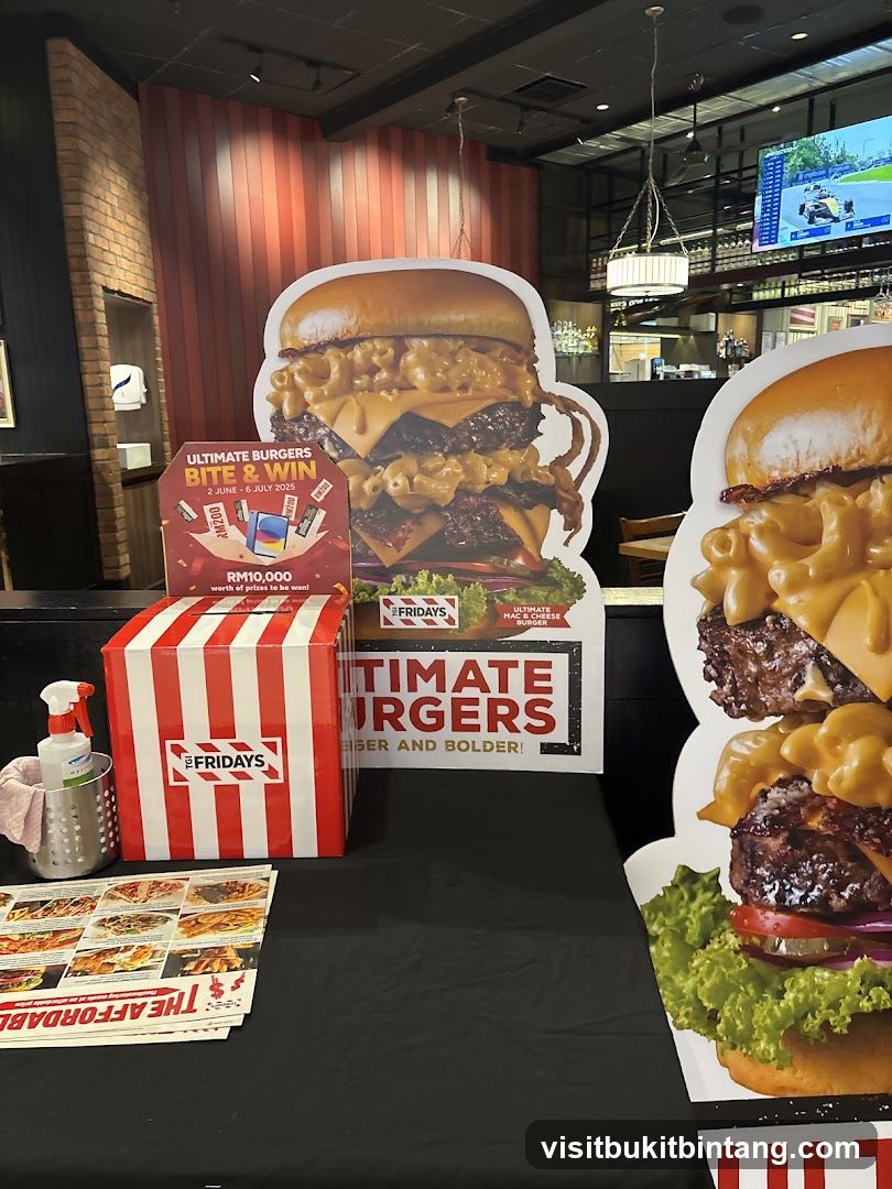 Burger Promotion Display