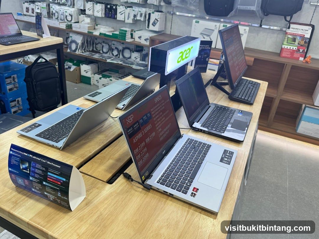 Electronics Store Display