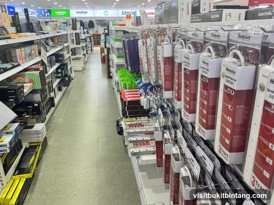 Electronics Store Aisle