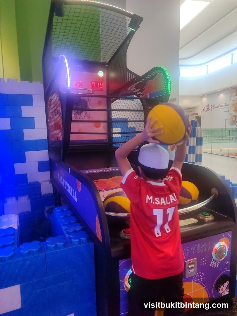 Child Playing Basketball Game