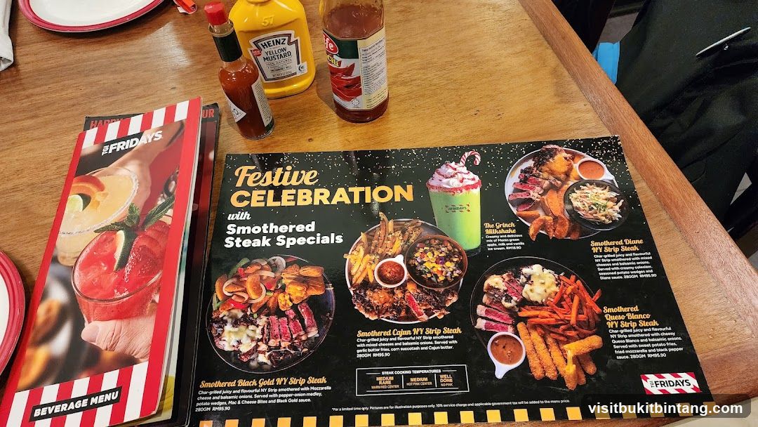 Festive Celebration Menu Spread