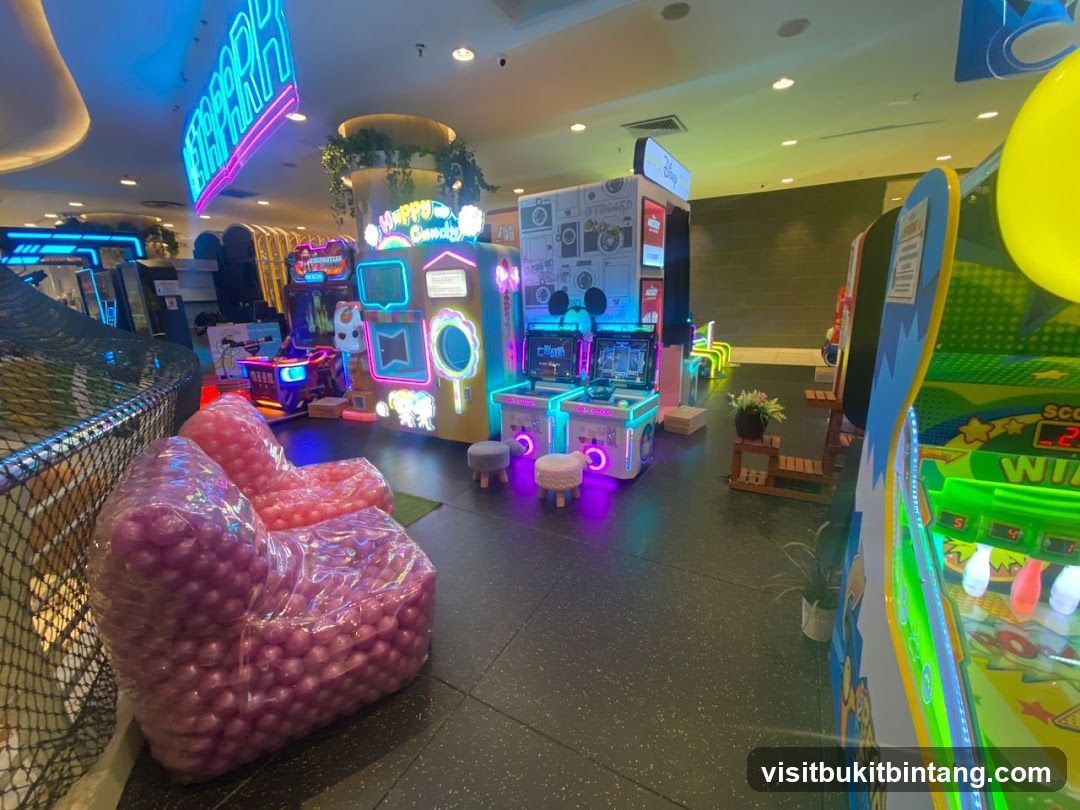 Arcade Interior with Decorative Furniture