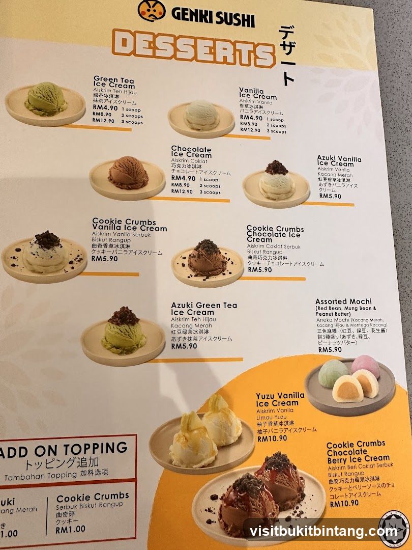 GENKI SUSHI DESSERTS